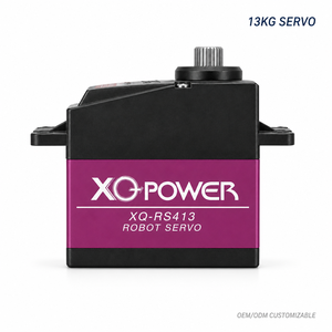 Servo <span class=keywords><strong>RC</strong></span> XQ-POWER XQ-RS413 13KG con Eje de Salida Único, Engranaje de Titanio 25T, Resistente al Agua, <span class=keywords><strong>6V</strong></span>, Venta al por Mayor de Fábrica - Product Image 2