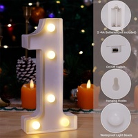 Lettres lumineuses LED, 26 lettres de l'alphabet, lettres lumineuses de style marquee, numéros, alimentées par piles, lettres lumineuses LED pour mariage