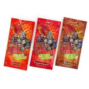Sucettes en forme de <span class=keywords><strong>pied</strong></span> Big Foot aux couleurs naturelles, saveur cola aux fruits, avec <span class=keywords><strong>poudre</strong></span> acide acidulée - Product Image 3