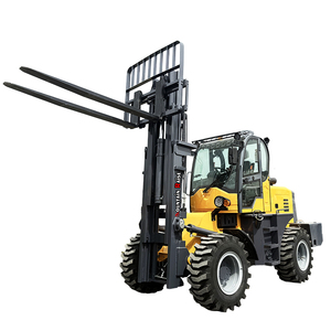 Dizel kamyon 4t yük <span class=keywords><strong>CE</strong></span> ISO özelleştirilmiş yan vites ve otomatik çatal ayar kaldırma yüksekliği 3000mm 4x4 forkliftler - Product Image 3