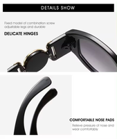 Vente en gros 2026 Nouvelles Lunettes de Soleil de Luxe à Petite Monture de Marque Designer pour Hommes et Femmes Gafas De Sol