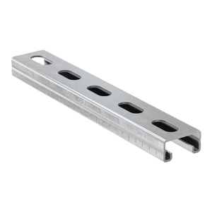 Profil de fixation moyen avec fentes de 41x21 mm, connecteurs de barre de 2 m et supports d'étagère - Product Image 1