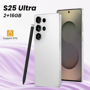 هاتف S25 Ultra الذكي الجديد بشاشة 6.56 بوصة، يعمل بنظام أندرويد 8.1، يدعم شريحتي اتصال، بطارية 3800 مللي أمبير، إصدار عالمي غير مقيد، ذاكرة 2 جيجابايت + 16 جيجابايت. - Product Image 1