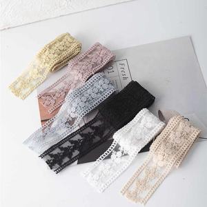 5PCS 15-60Yard <strong>Mesh</strong> Embroidery Lace for Crafts Handmade Bow DIY 40mm <strong>Ribbon</strong> Jewelry Gift Accessories Sewing Fabric Accessories - Product Image 5