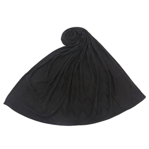 <span class=keywords><strong>Hijab</strong></span> alla <span class=keywords><strong>Moda</strong></span> in Tinta Unita con Strass, Sciarpa Musulmana con Pietre per Donne Musulmane - Product Image 4