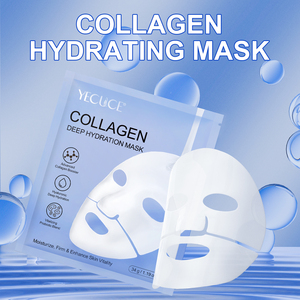 YECUCE Maschera Viso in Tessuto Coreana al Collagene Idratazione Profonda Private Label Idratante Antirughe da Notte - Product Image 2