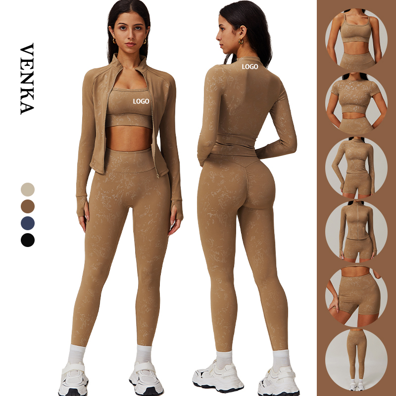 Ladies 2Pcs Sport Gym Fitness Wear
