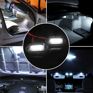 Luce targa a LED per auto con luce di cortesia a LED 12V personalizzata