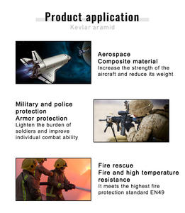 Henglv ผ้า aramid สำหรับป้องกันเสื้อกั๊กความแข็งแรงสูงผ้าอะรามิดธรรมดาผ้าทอลายทแยงและ1000D กันไฟ - Product Image 3