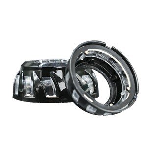 Cubierta Decorativa para Faros Delanteros de Coche con LED RGB Espiral de 3 Pulgadas Integrado, Estilo Ojo de Ángel, Parasol, Accesorio de Luz Diurna - Product Image 1