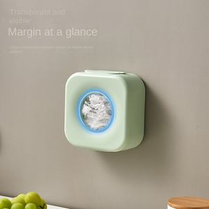 Cucina appeso a parete set di involucri di plastica scatola di immagazzinaggio cucina scatola non perforata bagno doccia scatola di immagazzinaggio dei rifiuti contenitore della borsa - Product Image 3