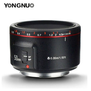 Yongnuo F1.8 YN50mm II F1.8รูรับแสงขนาดใหญ่เลนส์กล้องเอฟเฟ็กต์โบเก้เลนส์โฟกัสอัตโนมัติสำหรับ Canon <span class=keywords><strong>EOS</strong></span> 700D <span class=keywords><strong>750D</strong></span> 5D 600D DSLR - Product Image 4