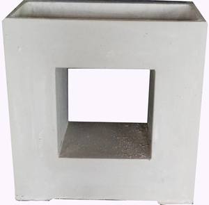 Fioriera Moderna Quadrata in Fibra di Vetro con Design Semplice e Traforato, Vaso <span class=keywords><strong>da</strong></span> Esterno per Casa e <span class=keywords><strong>Giardino</strong></span> a Prezzo Conveniente - Product Image 5