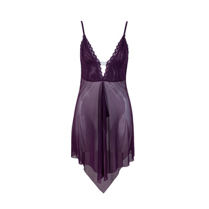 Abito in Lingerie di <span class=keywords><strong>pizzo</strong></span> in maglia con fionda da donna Sexy europea e americana attraente gonna <span class=keywords><strong>corta</strong></span> - Product Image 5