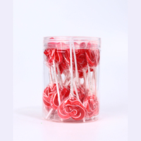 Sucettes artisanales torsadées en gros, personnalisées, aux fruits, grandes et plates, en forme de spirale