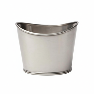 Seau à glace en nickel poli et refroidisseur à vin à champagne Grande baignoire à boissons de qualité alimentaire Vente en gros Grand seau à glace Offres Spéciales - Product Image 1