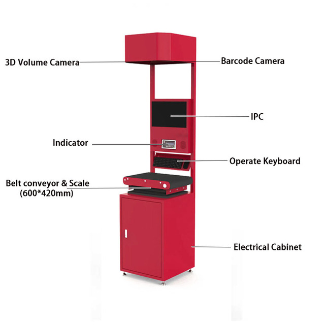 Adjustable Parcel Sorter Conveyor Dimension Weight Scale E-commerce Express Parcel Warehousing Sorting Machine for Sale