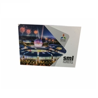 Livre vidéo pop-up LCD 7 pouces avec carte de brochure vidéo numérique A5 pour la publicité, les invitations de mariage et les entreprises
