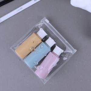 Mini Bolsas <span class=keywords><strong>de</strong></span> Maquillaje Transparentes <span class=keywords><strong>de</strong></span> Plástico Impermeable con Cierre, Organizador <span class=keywords><strong>de</strong></span> Cosméticos con Logotipo Personalizado, Bolsa <span class=keywords><strong>de</strong></span> Viaje Portátil para Mujeres, Regalos para Viajes Diarios - Product Image 3