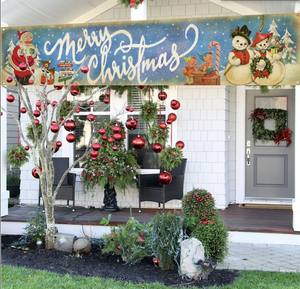Décorations d'intérieur et d'extérieur de bonne qualité, bannière d'impression, longue bannière joyeux Noël pour les paramètres du festival - Product Image 6