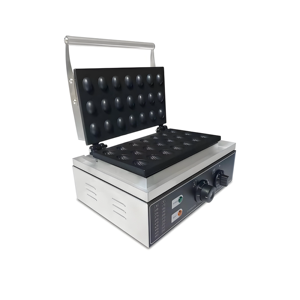 Machine à gaufres électrique commerciale 220 V, 50-300 degrés, antiadhésive, pour gaufres en forme de châtaigne, en acier inoxydable, avec minuteur avancé - Product Image 3