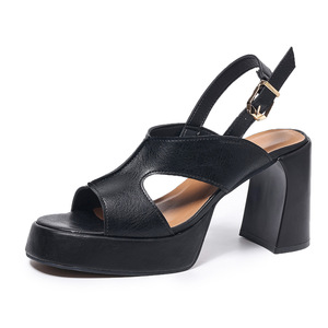 Belted Ankle Strap Flip Flops for Women Summer Versatile Style Single Strap Slim High <b>Heel</b> Pointed <b>Toe</b> Sandals - Product Image 6