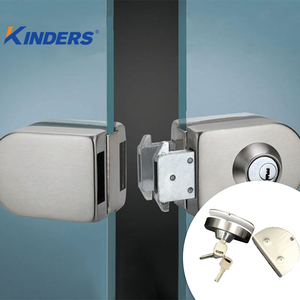 زجاج مركب على السطح الزجاجي باب مركزي قفل مكتب الفندق من الزجاج إلى الجدار التحكم في الوصول - Product Image 1