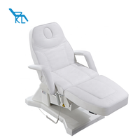 Lit médical électrique à 1 moteur, fauteuil pour greffe de cheveux, table de traitement pour massages en hôpitaux et lits en salons de beauté