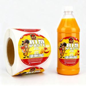 Etiqueta Adhesiva Redonda Personalizada FX de 2 Pulgadas con Logotipo de Alimentos, Etiqueta Circular de Vinilo Resistente al Agua para Paquetes de Alimentos - Product Image 3