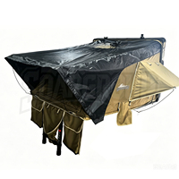 Carpa de Techo Rígida SOAR ABS, Carpa de Techo Abatible Lateral para 2-3 Personas, Ligera e Impermeable, con Escalera para SUV