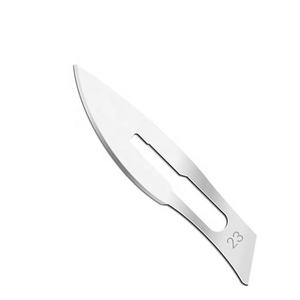 Scalpels ophtalmiques stériles jetables certifiés CE # 18 Lames chirurgicales à bord manuel aiguisé pour procédures ophtalmiques <span class=keywords><strong>Farhan</strong></span> Co - Product Image 3