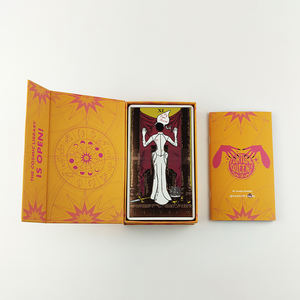 Oracle Goddess Cats Custom <span class=keywords><strong>Tarot</strong></span> Deck Personzed Logo Print en papel de arte plástico Anime Guidance of Fate para jugar - Product Image 1