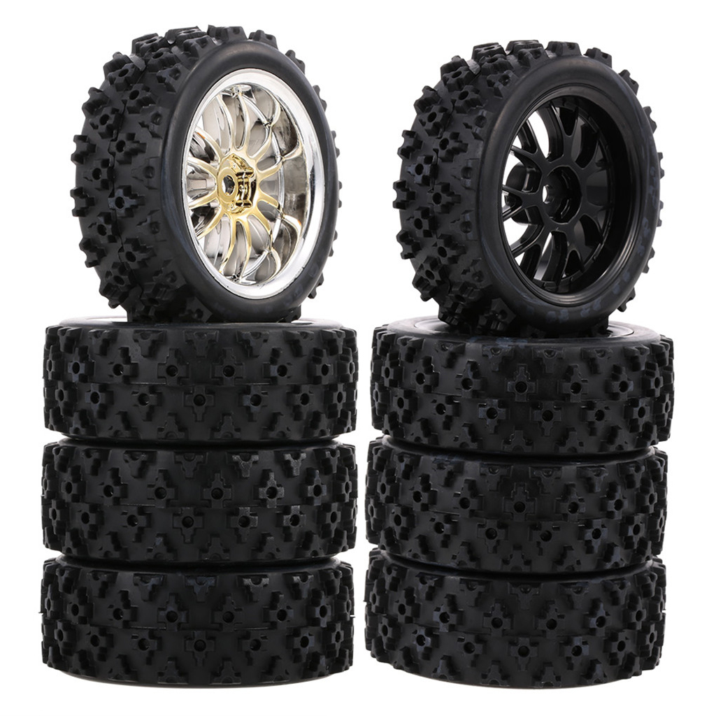 4PCS 1/10 RC Car On-road Tyre Star Tread Pattern for 1:10 RC Cars HSP Redcat Traxxas Tamiya HPI Buggy RC Toys Parts