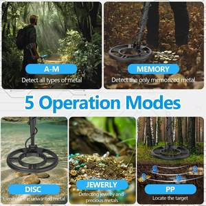 جهاز كشف المعادن للبالغين، احترافي، مقاوم للماء، عالي الدقة للكشف عن الذهب والفضة، للاستخدام تحت الماء وعلى الشاطئ - Product Image 4