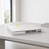Switch Jaringan 3 Lapis Seri C9300L 24 Port POE Gigabit Port Baru C9300L-24P-4G-E C9300L-24P-4G-A C9300L-24P-4X-E C9300L-24P-4X-A
