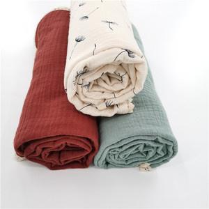 D'été mousseline bébé swaddle couverture double gaze nouveau-né enveloppes - Product Image 2