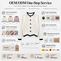 Cardigan Rétro Femme OEM ODM à Manches Longues et Couleurs Contrastées, Style Français, Col Rond, Manteau Simple Boutonnage, Pull en Maille Torsadée 3D pour l'Automne