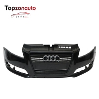 Topzonauto pour pare-chocs avant style RS3 en plastique PP pour Audi A3 8P 2008-2012 OEM 8P0807105E Conversion sportive Tuning Aftermarket