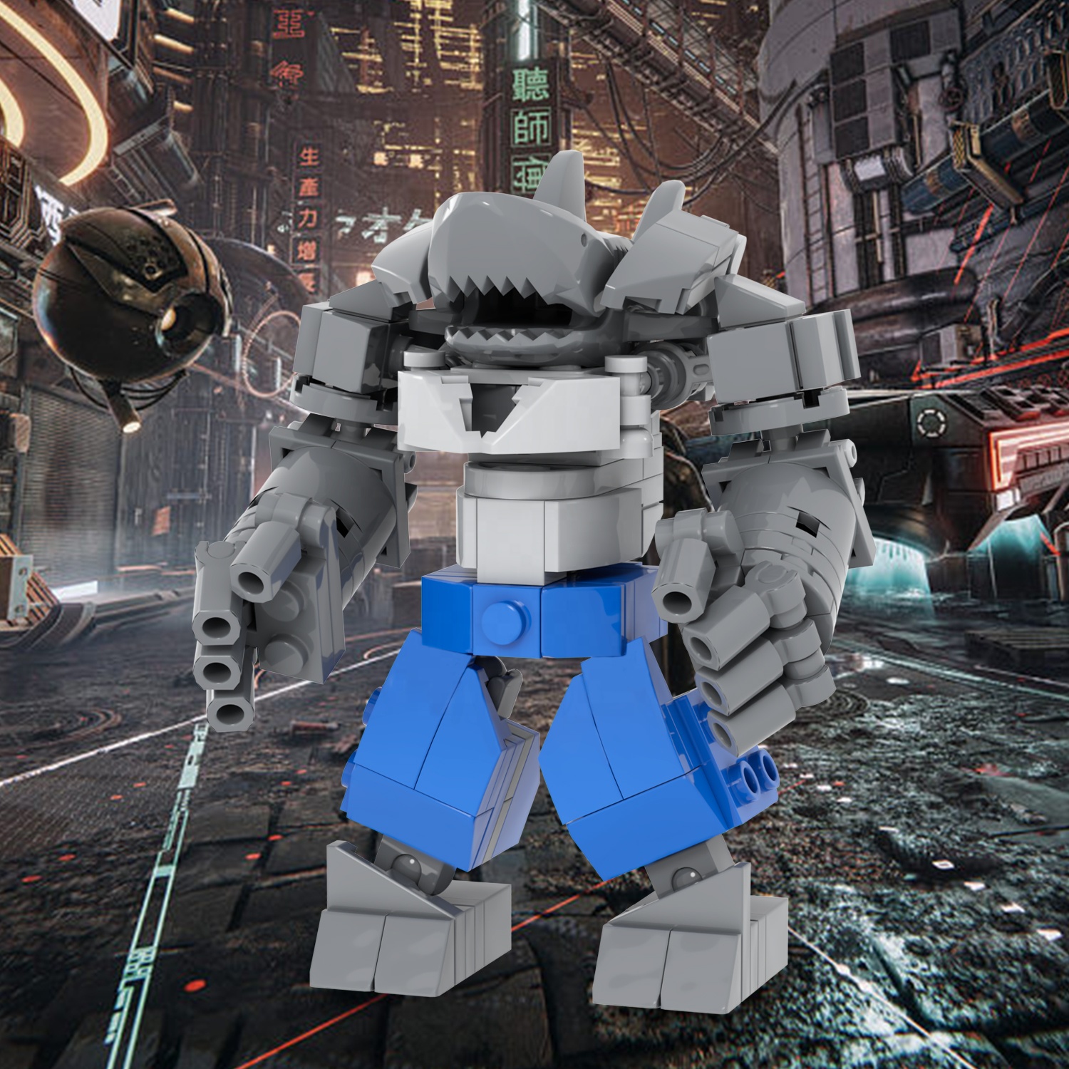 Build Your Dream Team with Super Heroes King Shark Mecha