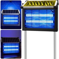 Piège à moustiques portable étanche JOYINLED pour extérieur, 16/20/40W, lampe solaire anti-insectes, pour jardin, patio, camping