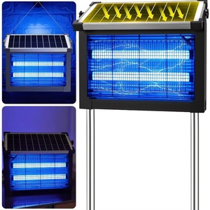 Piège à moustiques portable étanche JOYINLED pour extérieur, 16/20/40W, lampe <span class=keywords><strong>solaire</strong></span> anti-insectes, pour jardin, patio, camping - Product Image 3