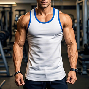 Chất Lượng Cao Mùa Hè Biểu Tượng Tùy Chỉnh Kích Thước Màu Sắc Mens <span class=keywords><strong>Tank</strong></span> Tops Thể Dục Thể Thao Outwork Không Tay Singlet Người Đàn Ông - Product Image 1