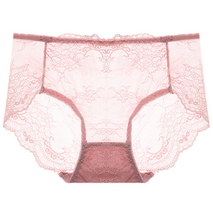 Culotte confortable en nylon/élasthanne pour dames, sous-vêtements pour jeunes filles et femmes, slip mignon en dentelle, vente en gros à bas prix - Product Image 2