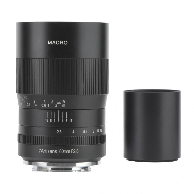 7artisans 60mm F2.8 Macro Lens - 1:1 Magnification for APS-C