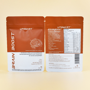 كيس بلاستيكي برباط واقي ذاتي الغلق من رقائق الألومنيوم غير لامع مطبوع مخصص قابل لإعادة الإغلاق - Product Image 4