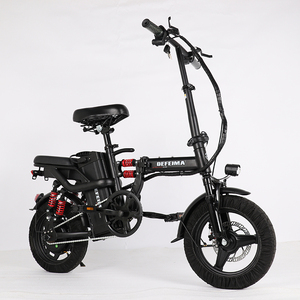 Chine Date Full Suspension Scooter Pliable 14 pouces 48v 400W Vélo Électrique Adultes Super Léger <span class=keywords><strong>Petit</strong></span> Vélo <span class=keywords><strong>Pliant</strong></span> Électrique - Product Image 3