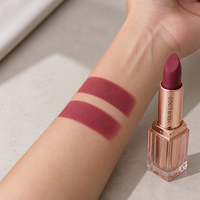Rouge à lèvres mat personnalisé, couleur intense et lisse, maquillage pour les lèvres, marque privée, cosmétique de beauté pour un usage quotidien
