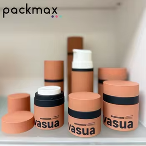 Pot rond en plastique écologique de 30ml et 50ml Emballage de crème faciale sans air multi-usages avec des spécifications différentes - Product Image 1