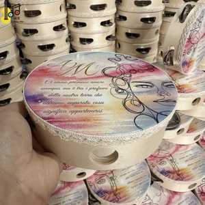 <span class=keywords><strong>Strumenti</strong></span> <span class=keywords><strong>musicali</strong></span> a percussione 6 pollici legno tamburo a mano per la vendita Design personalizzato all'ingrosso strumento musicale matrimonio tamburello