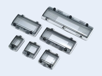 Cache de protection extérieur transparent en PC IP67 résistant aux intempéries pour boîtier d'instrumentation et boîtier de distribution 1 à 18 voies